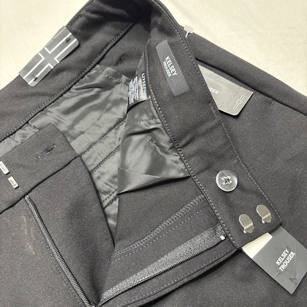Liverpool Los Angeles Kelsey Trouser Pants Sz 16W Black Stretch Career - Picture 6 of 15